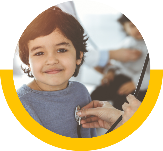 Child Receiving Doctor Care at Pediatricz Now